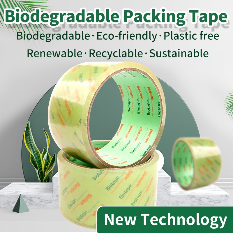 ECO friendly adhesive tape for packaging sustainable biodegradable shipping tape