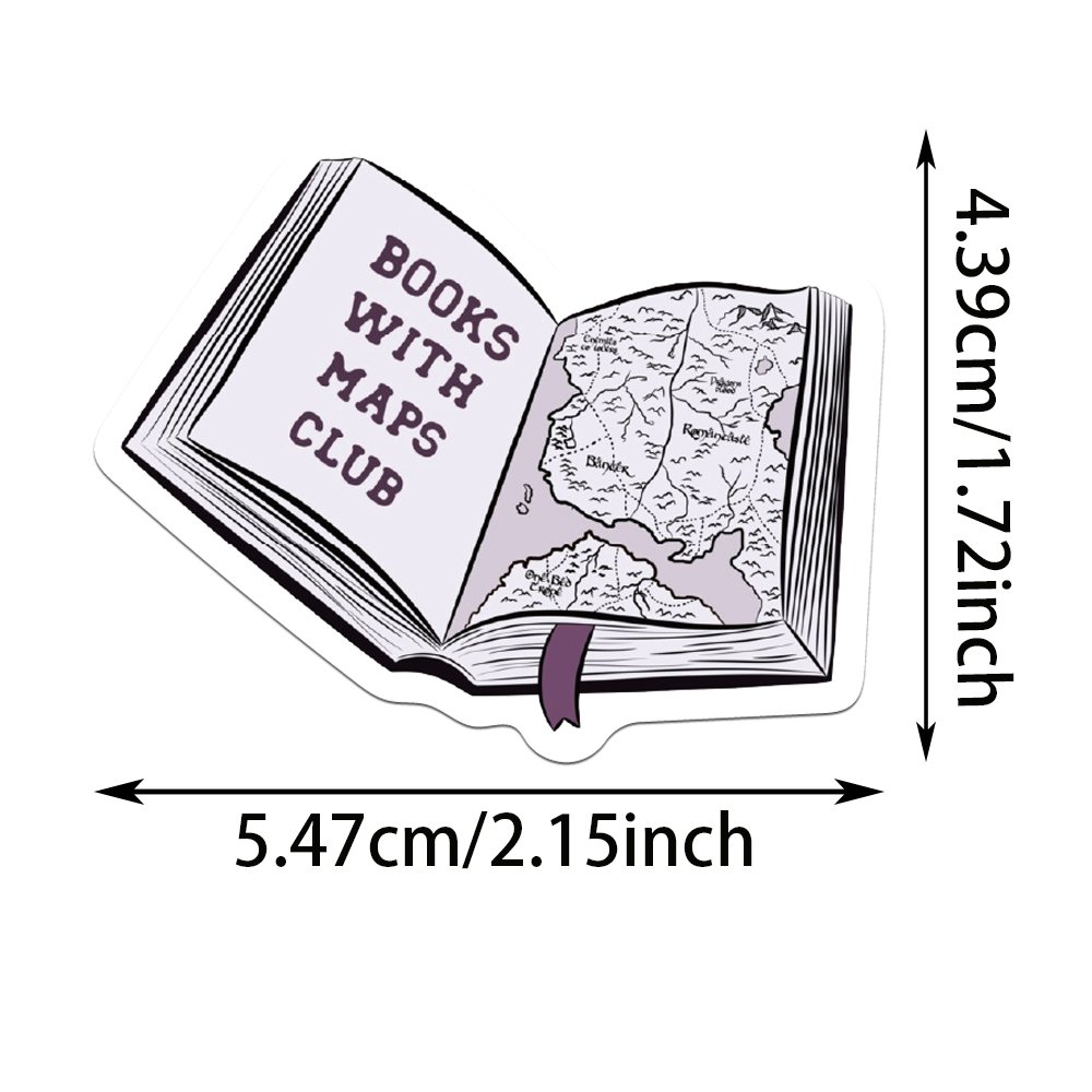 52pcs Die Cut Bookish Smutty Reading Graffiti Stickers Diy Decorative Phone Case Diary Scrapbook Waterproof Stickers Wholesale