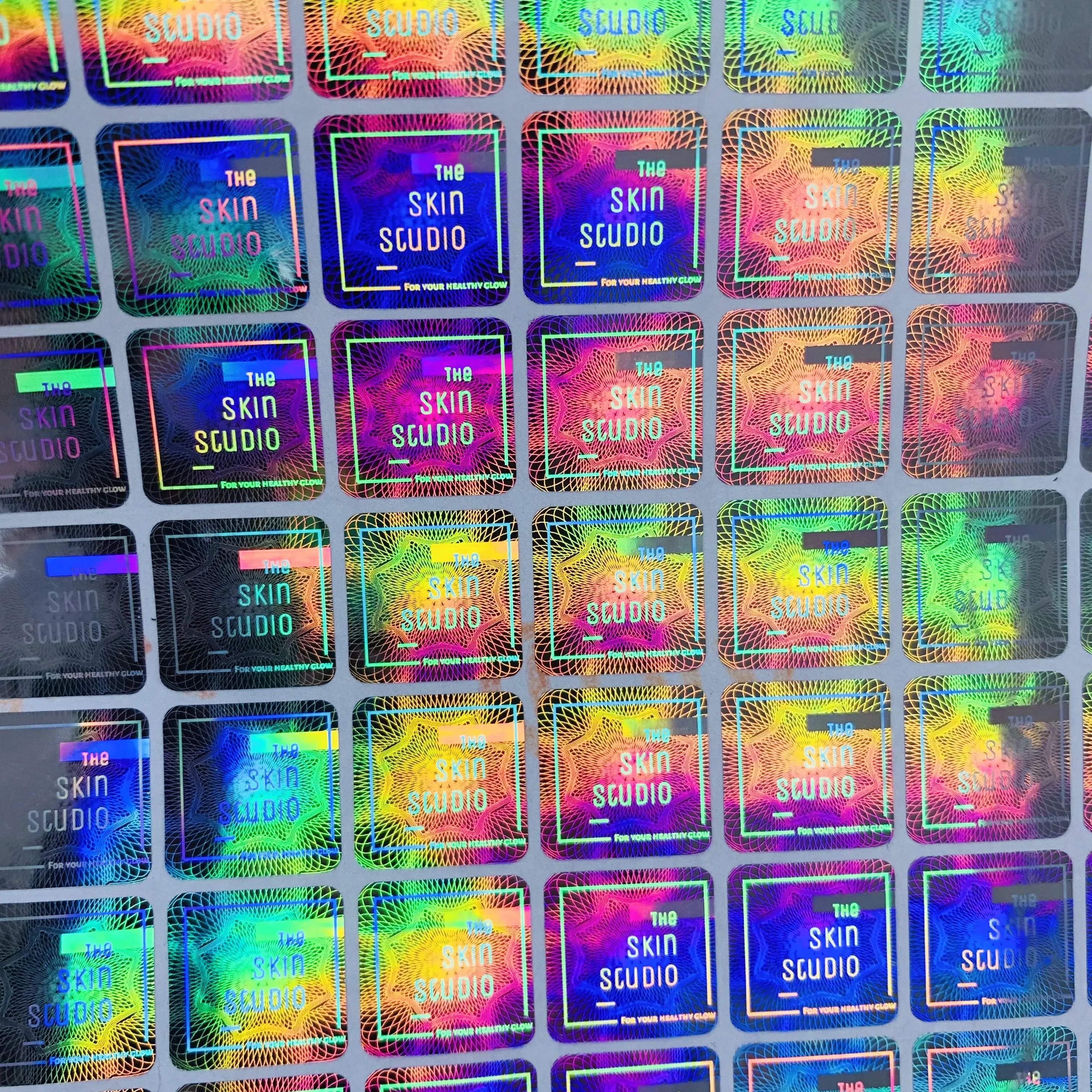 3d stickers custom logo Hologram Stickers with Printing Logo Anti-counterfeit Stickers
