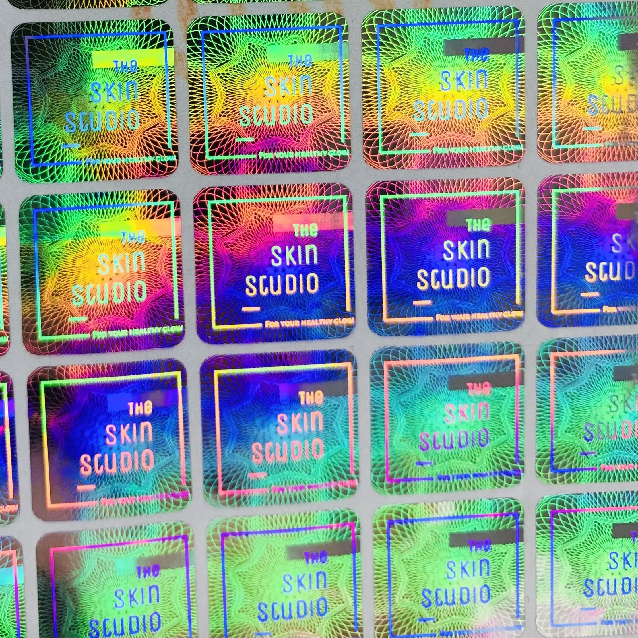 3d stickers custom logo Hologram Stickers with Printing Logo Anti-counterfeit Stickers