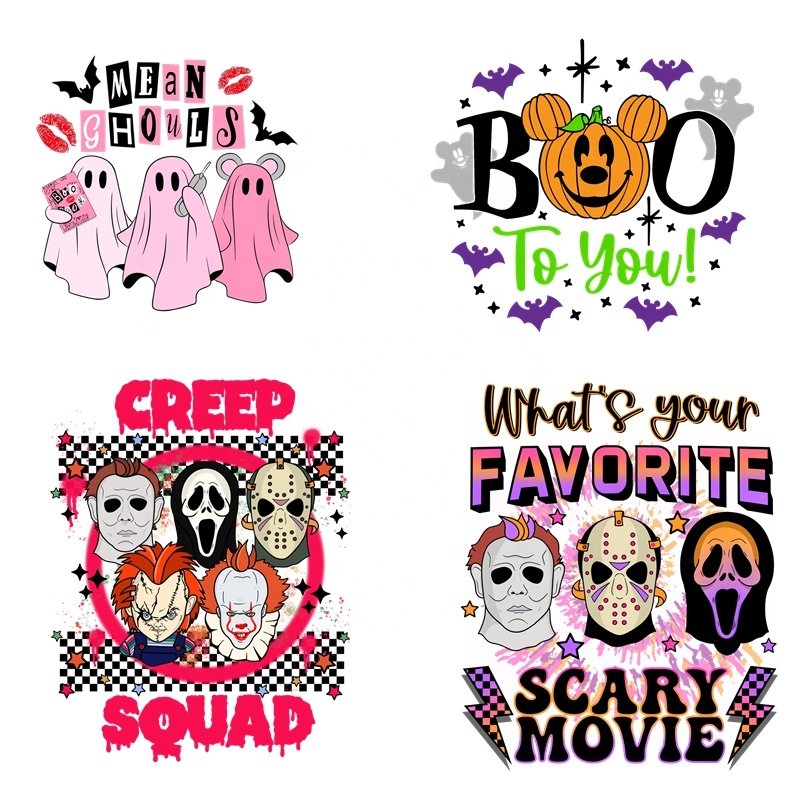 60+ Wondove Shirt dtf Transfers Custom Halloween dtf Transfers Ghost Ready to Heat Press dtf Transfer Sticker