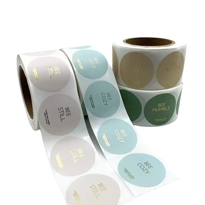 Custom Design Perfume Bottle Cosmetic Jar Packaging Labels Stickers Printing