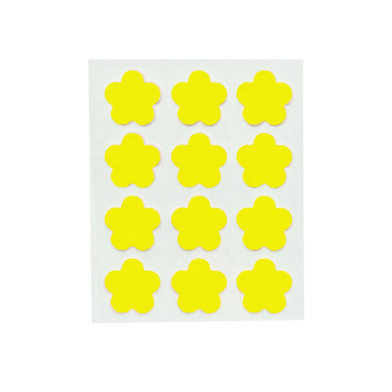 Wholesale 12 Flower Beauty Patch Yellow Cute Pimple Patch Acne Stickers For Face
