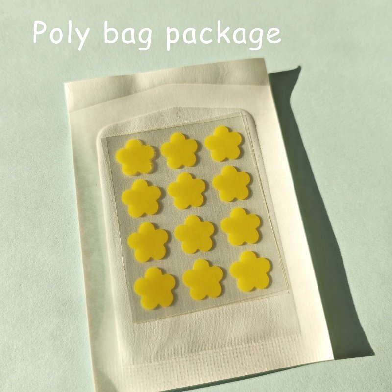 Wholesale 12 Flower Beauty Patch Yellow Cute Pimple Patch Acne Stickers For Face