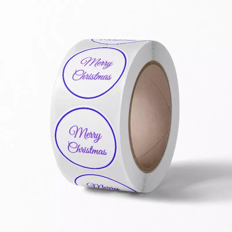 Custom animal logo label, waterproof express label sticker, perfume skin care bottle label Thank you Christmas sticker