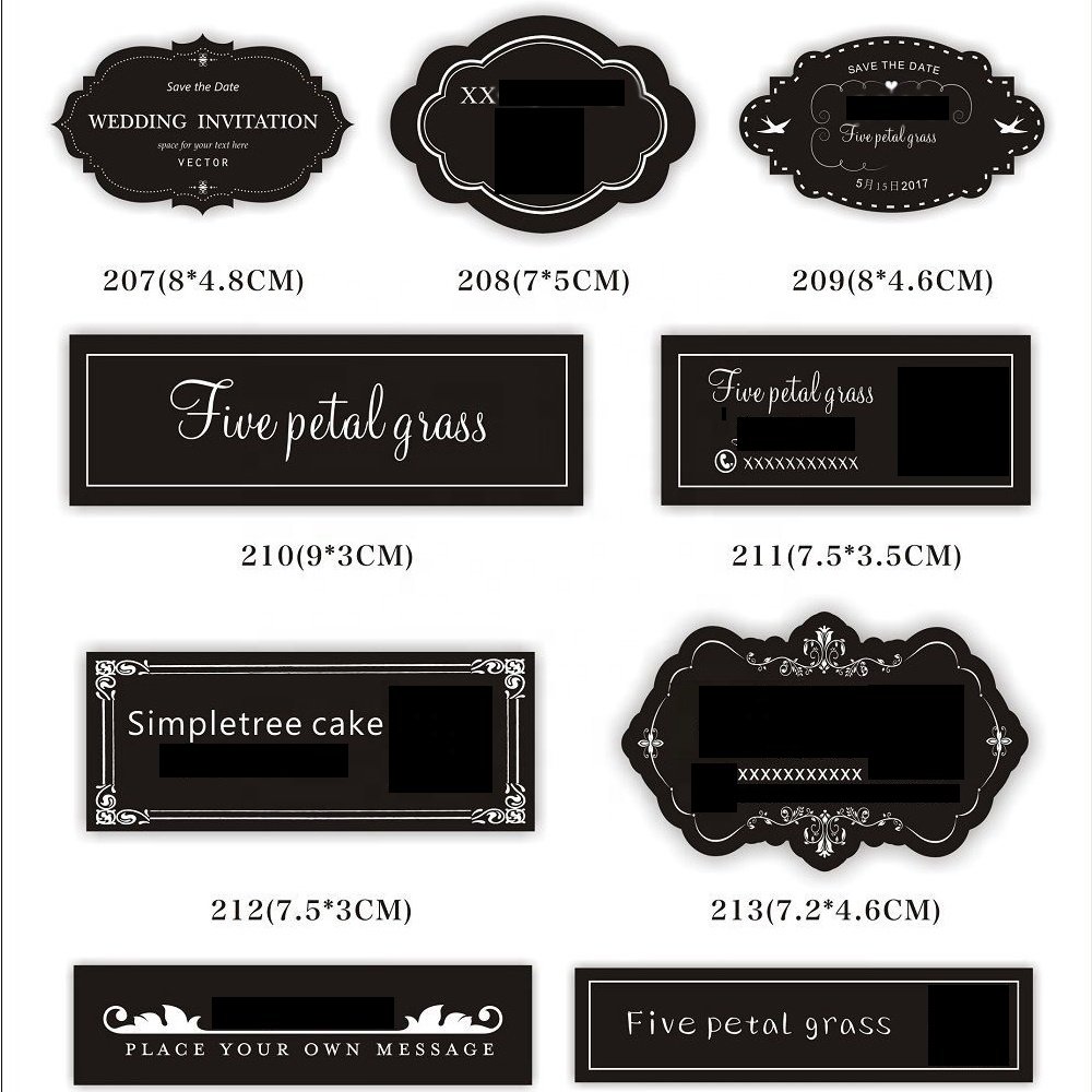 Custom 500pcs Brand Logo Round Sticker Square polygon various shapes of Waterproof Self Adhesive Bottle Label Stickers