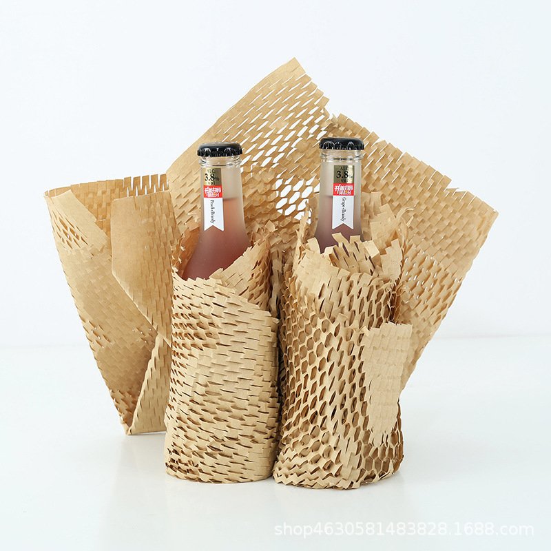 Qiang qiang paper Hot Sell Recyclable Honeycomb anti-collision kraft paper For Gift Packaging