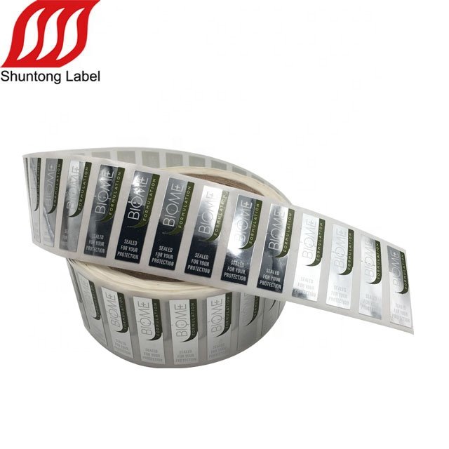 Silver logo sticker ,round adeshive label printing, logo sticker
