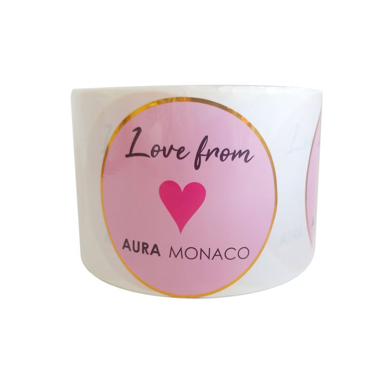 Custom private waterproof transparent labels for perfume bottles