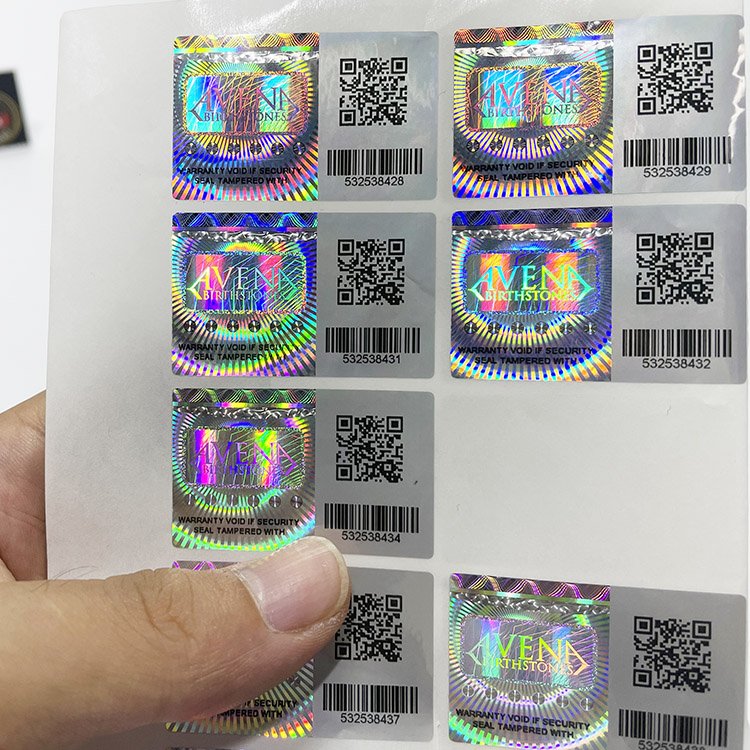Custom design multi layers 3D Gold hologram sticker with custom logo