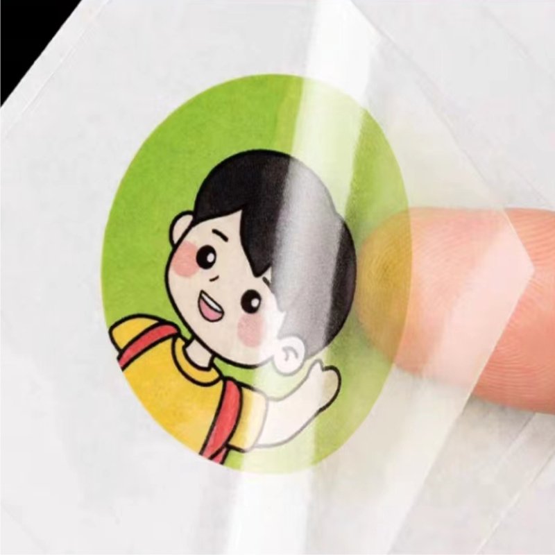 Transparent stickers, Customized Self-adhesive, PVC Waterproof Labels, stickers, Logos, No Minimum Order Quantity Limit