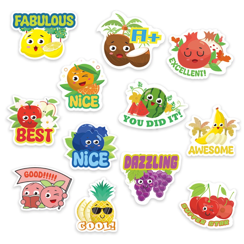 Scratch and Sniff Motivational Scented Stickers Reward Stickers Incentive Positive Stickers for Student