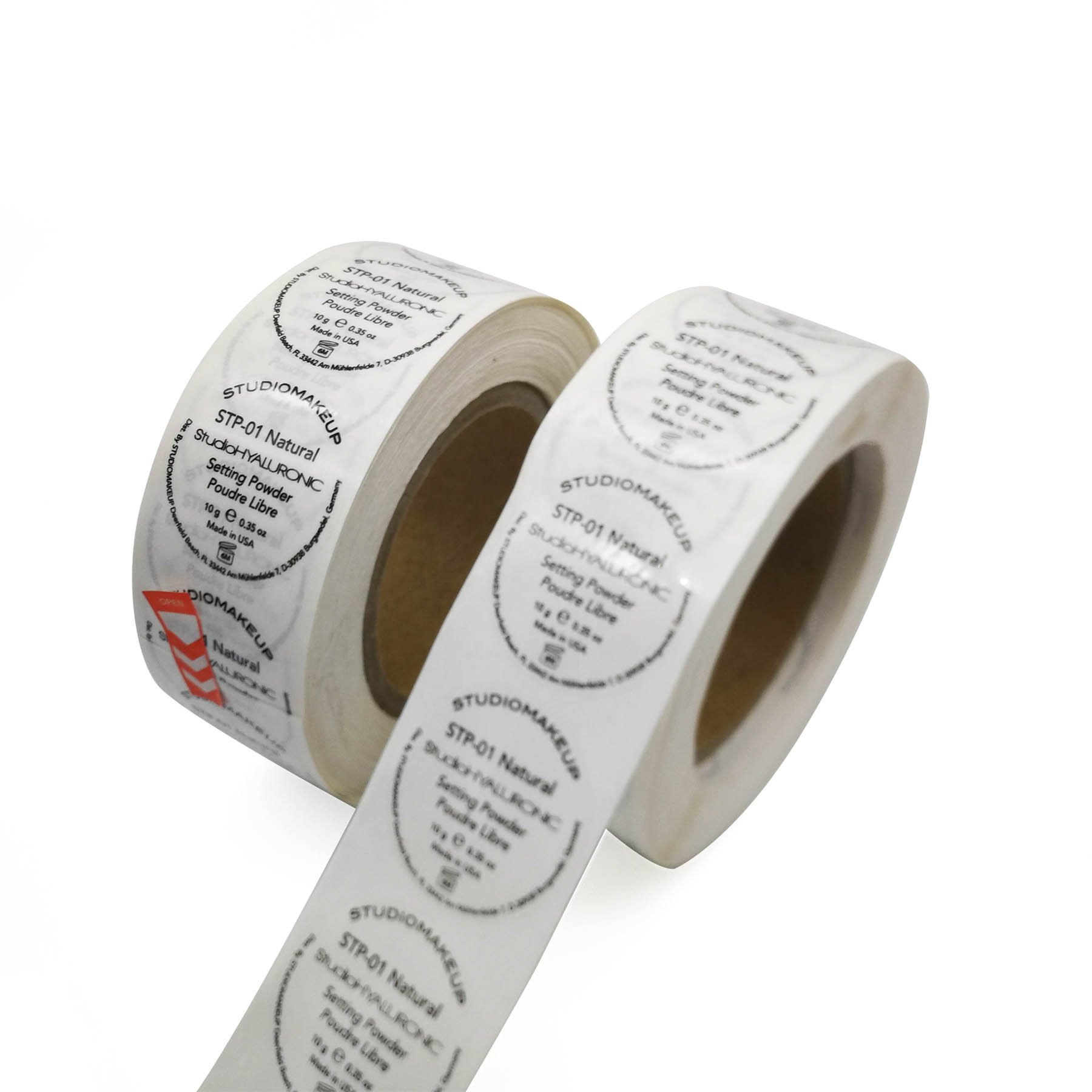 Custom Logo Roll Packing Waterproof Label Sticker