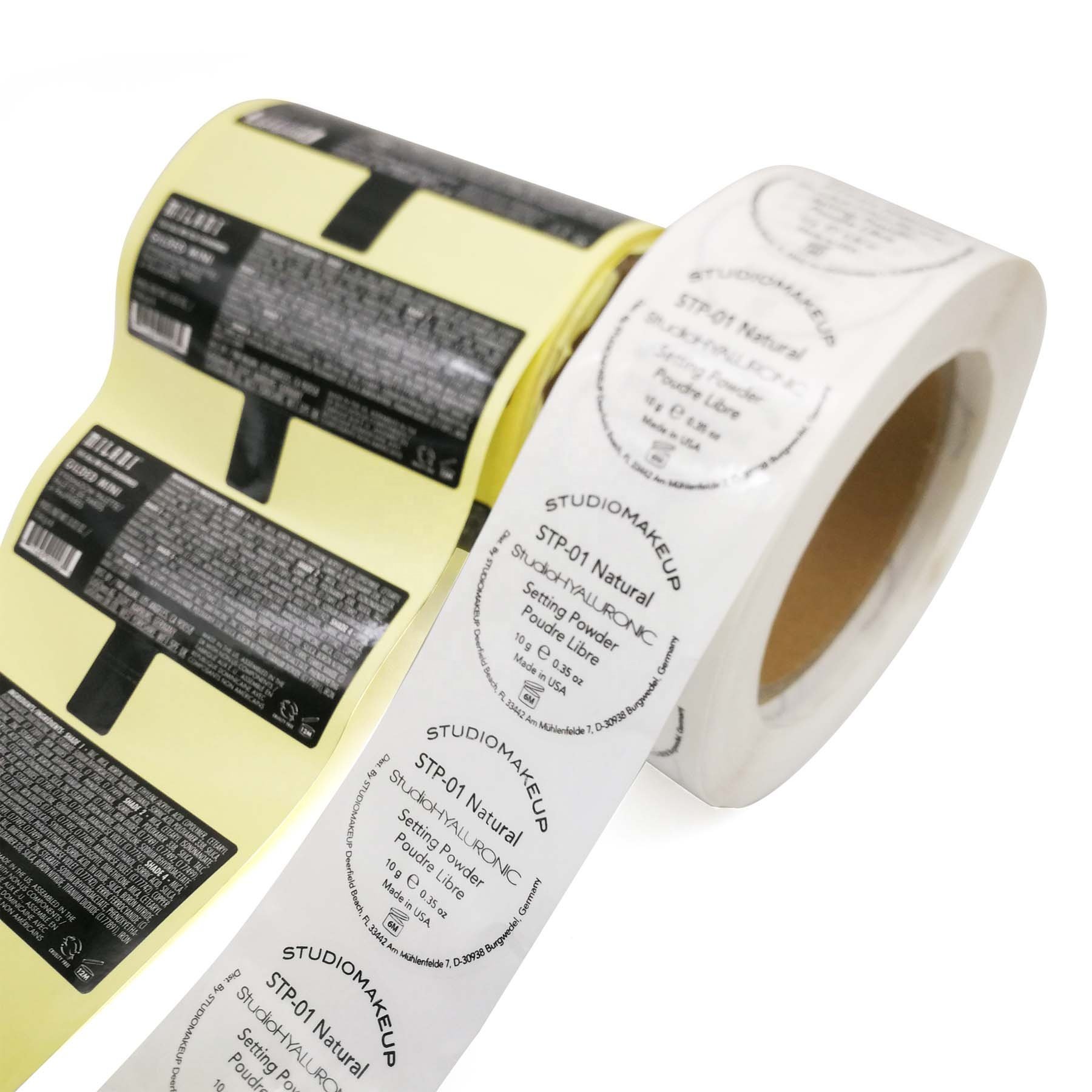Custom Logo Roll Packing Waterproof Label Sticker