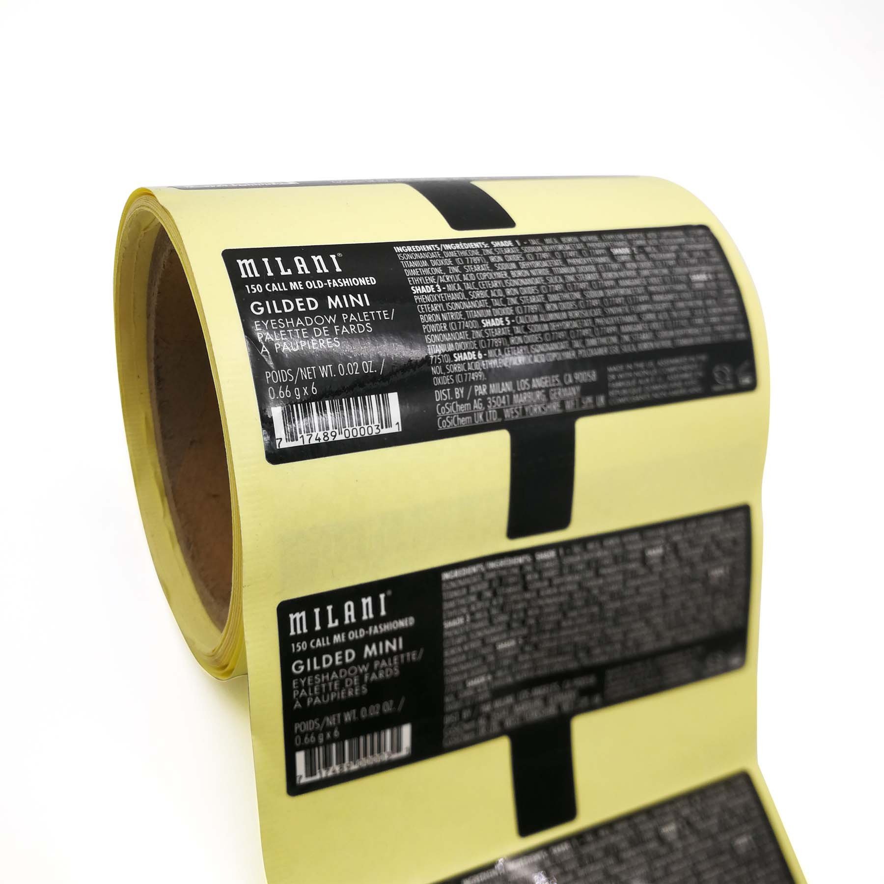 Custom Logo Roll Packing Waterproof Label Sticker