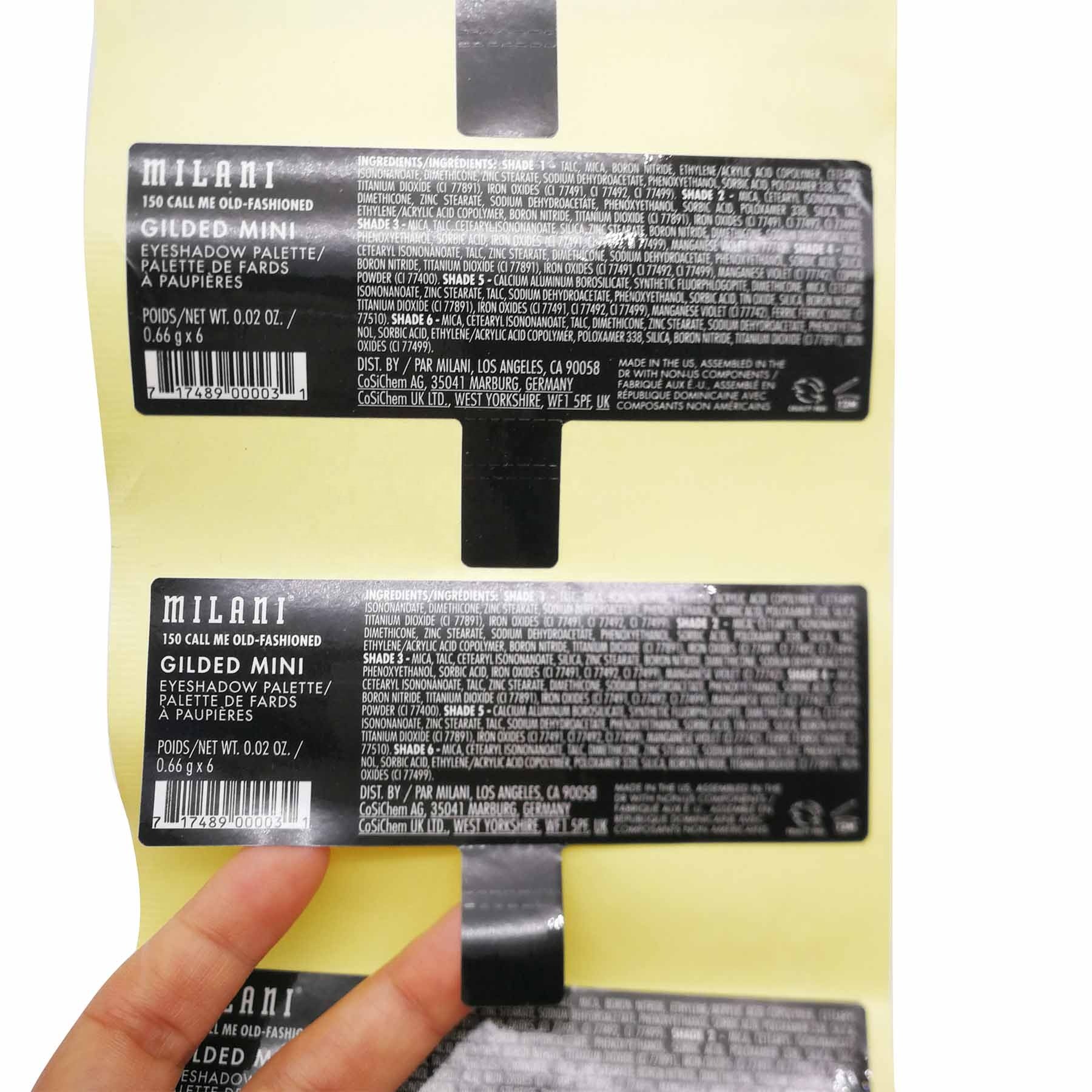 Custom Logo Roll Packing Waterproof Label Sticker