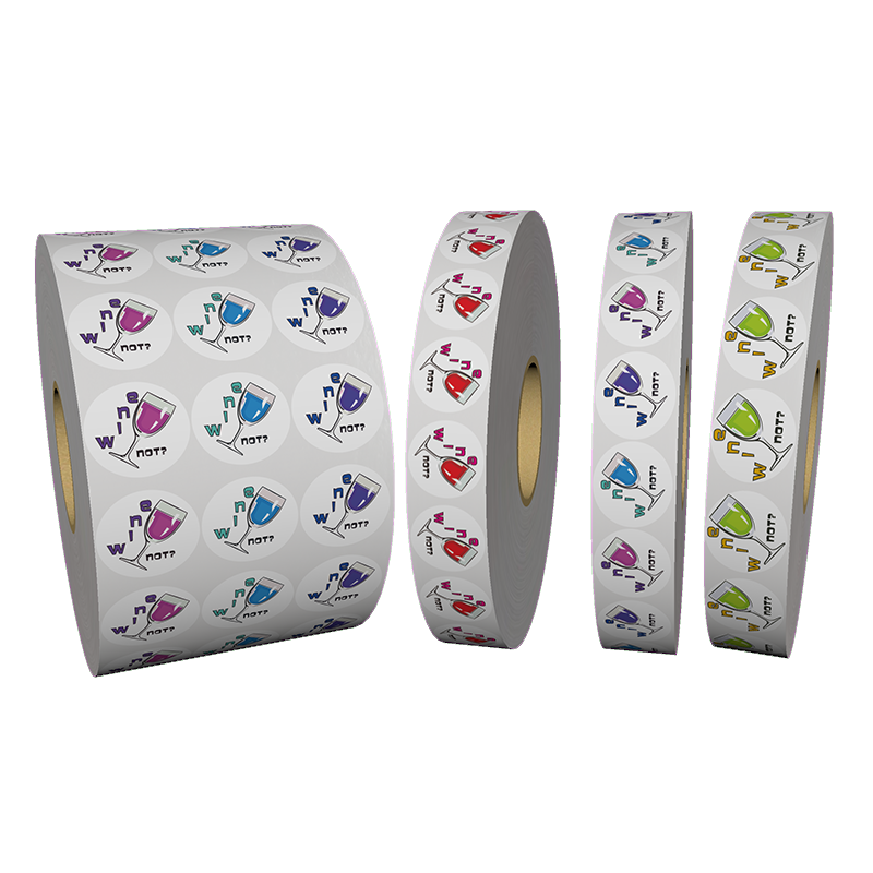 Eco Friendly Custom Self Roll Adhesive Vinyl Paper Label Sticker
