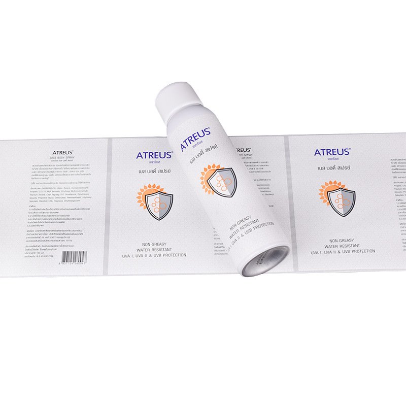 Customised Waterproof Oil-proof Cosmetic Daily Packaging Labels Stickers
