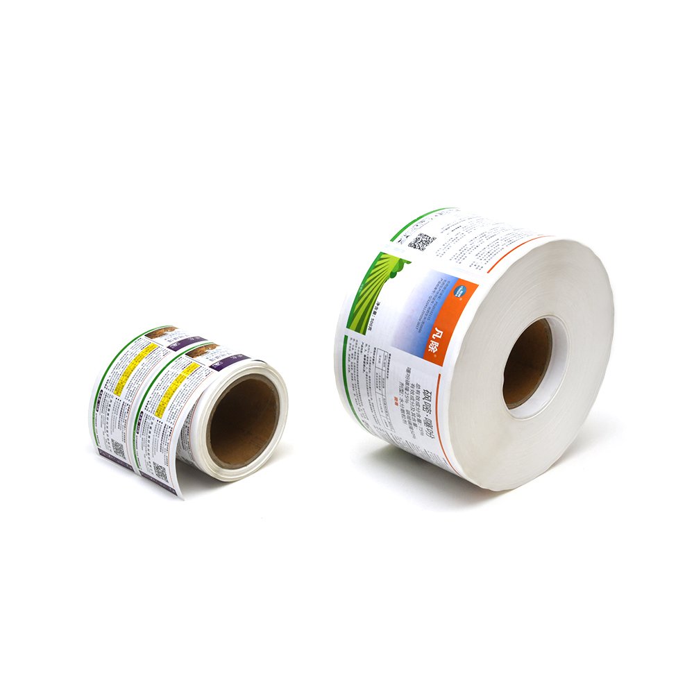 high quality custom square self adhesive roll waterproof medicine bottle packaging printing labels sticker with logo