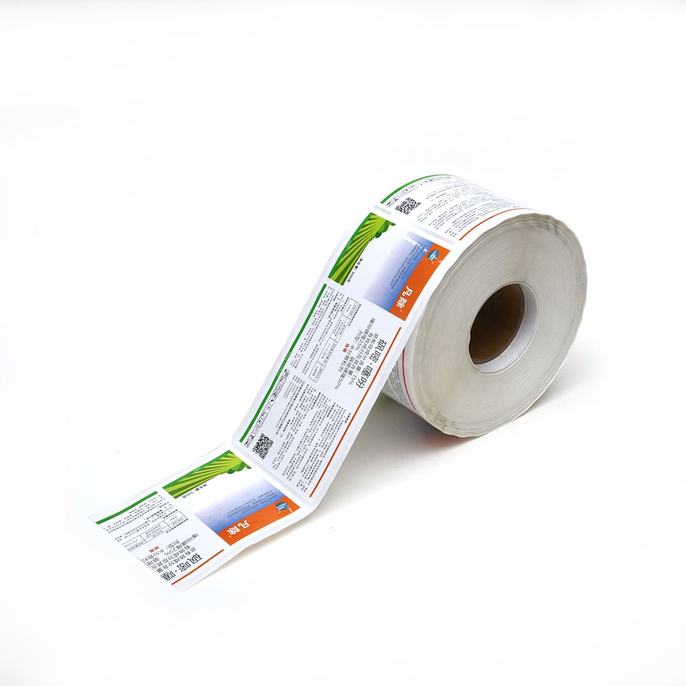 high quality custom square self adhesive roll waterproof medicine bottle packaging printing labels sticker with logo