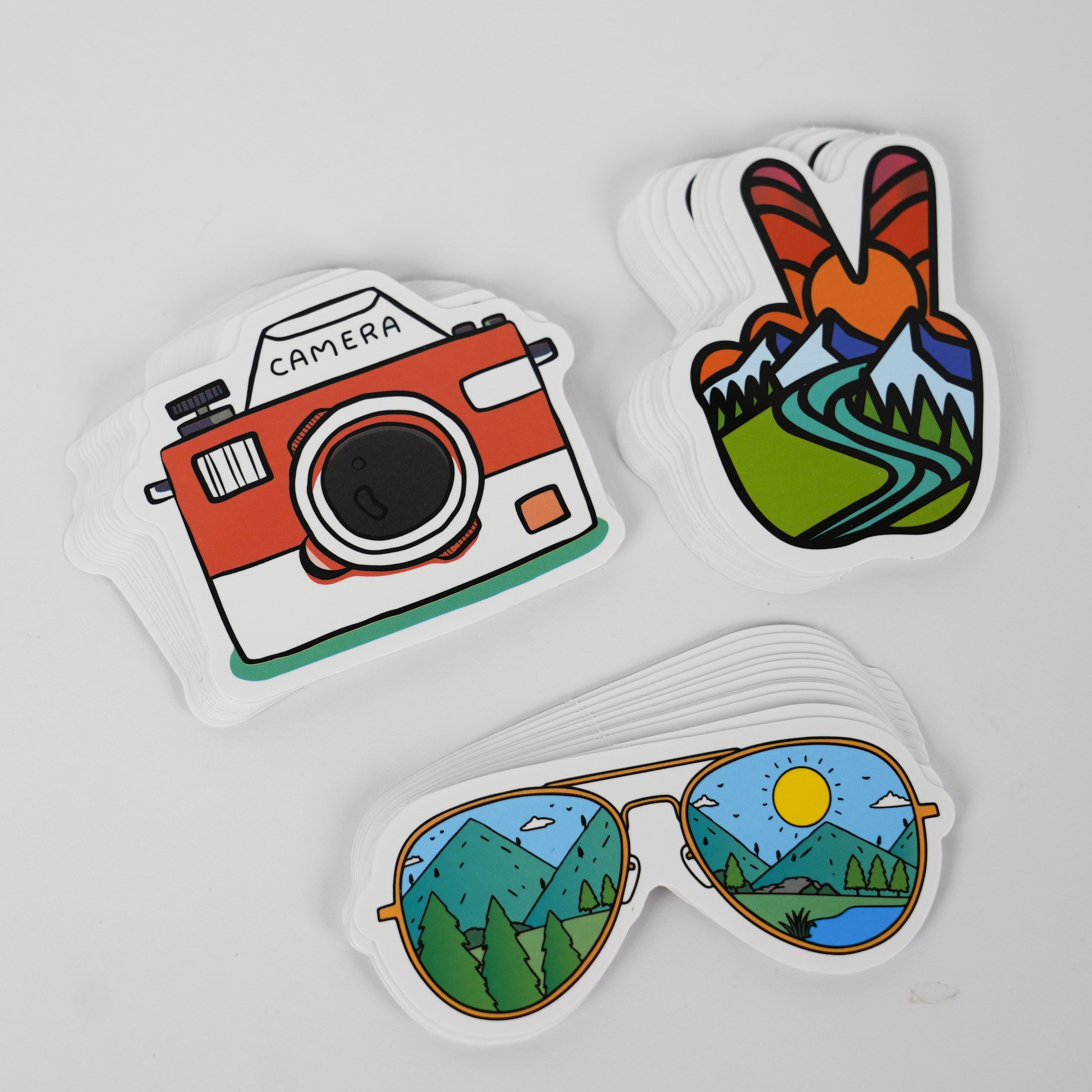 Custom Waterproof Outdoor Cartoon Stickers Animal Adhesive Vinyl Pvc Sticker Printing Logo Label Die Cut Sticker For Kids