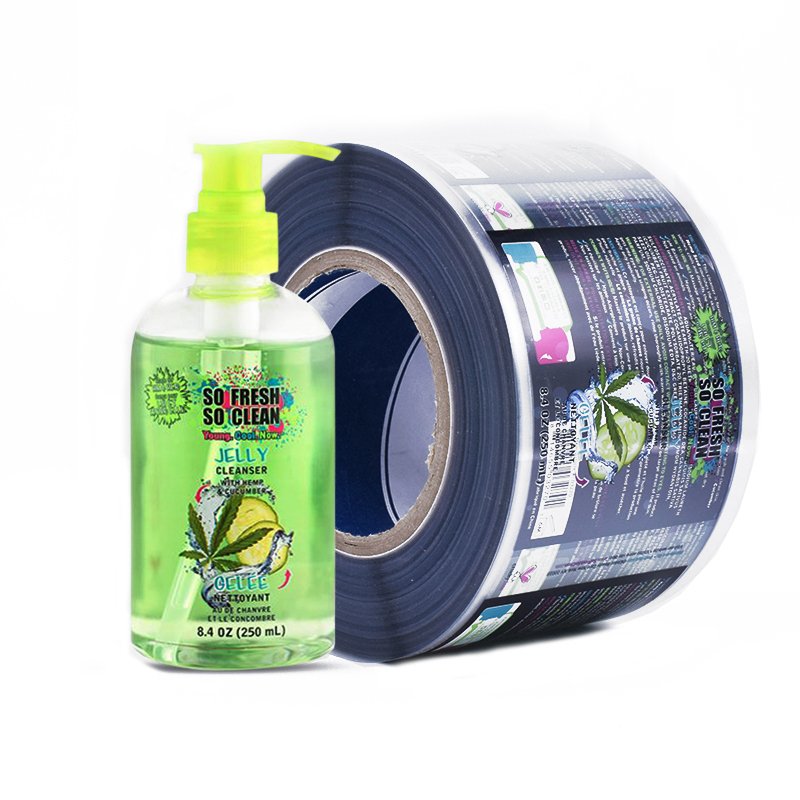 Custom sticker printing label for household daily chemical product bottle label sticker