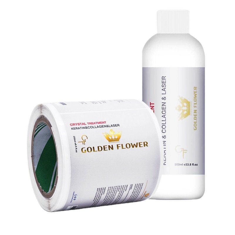 Custom sticker printing label for household daily chemical product bottle label sticker