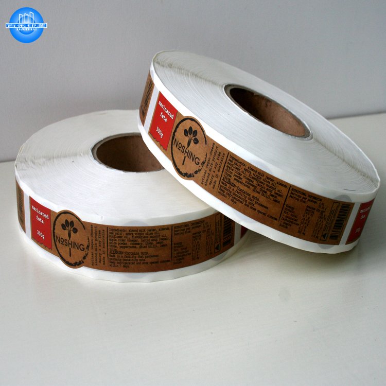 Custom Printing Waterproof Label Stickers Packaging Stickers Accept OEM Adhesive Sticker