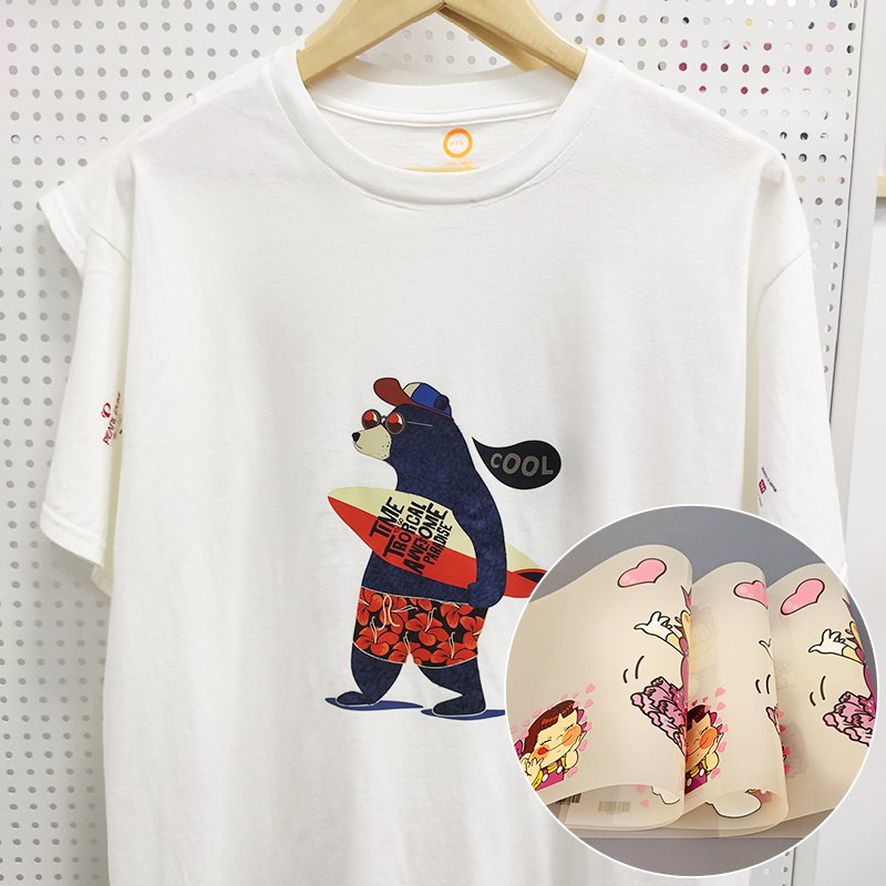 2025 new style best sells popular Custom design heat transfer sticker manufacturer silk screen print for t-shirt and cotton bags