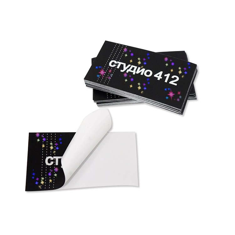 large die cut adhesive label vinyl pvc adhesive stickers star holo effect custom hologram stickers for promotion