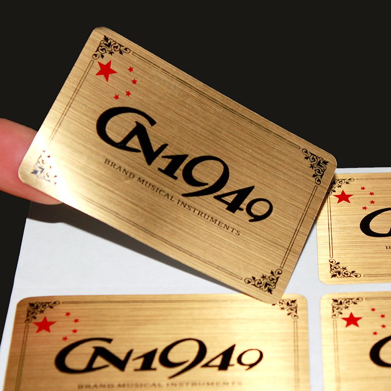Luxury gold foil stamping black round custom printing logo stickers