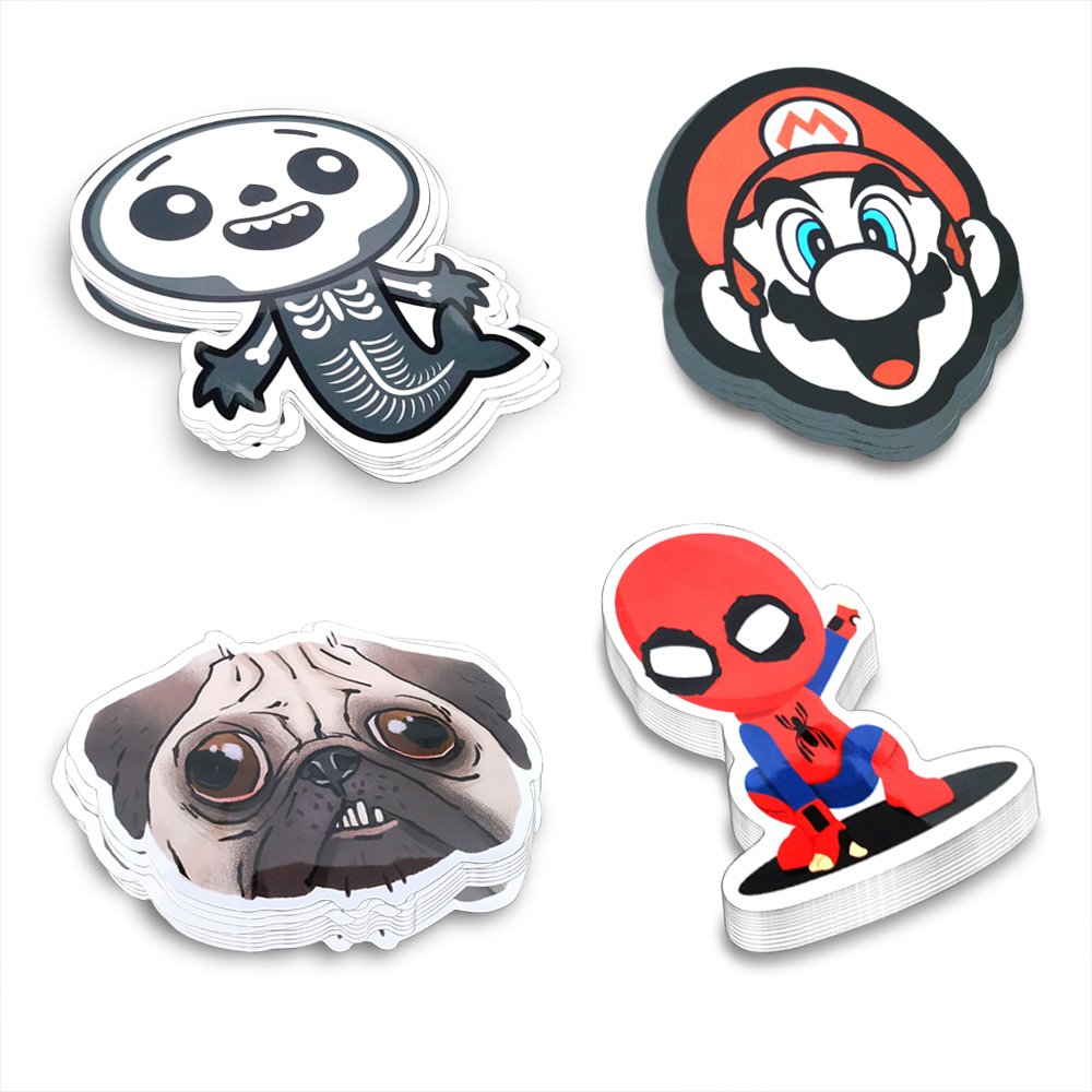 Custom printing matte sticker manufacturer kiss cut custom sheets die cut weed stickers matte die cut stickers
