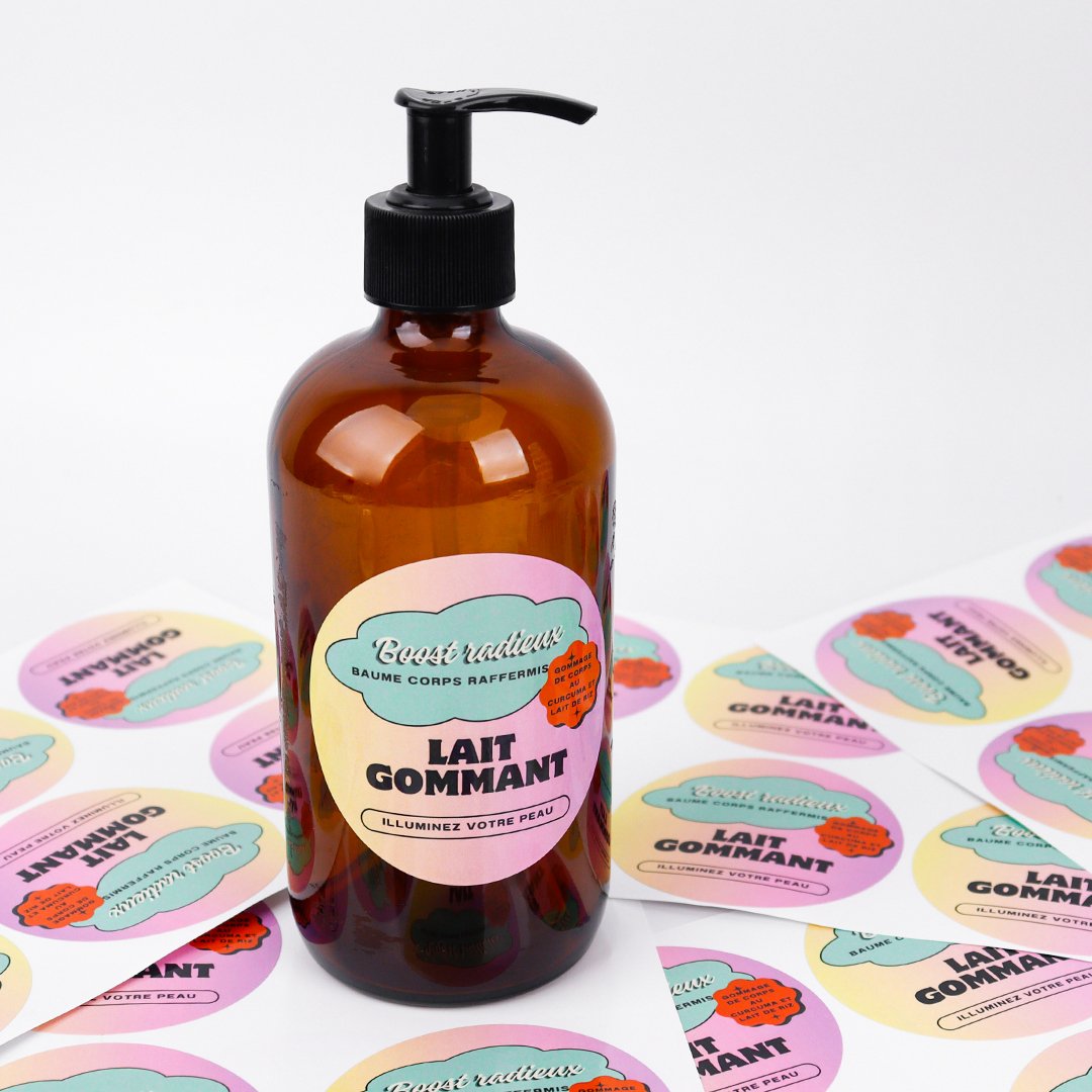 Wholesale price waterproof label sticker waterproof matte custom labels shampoo