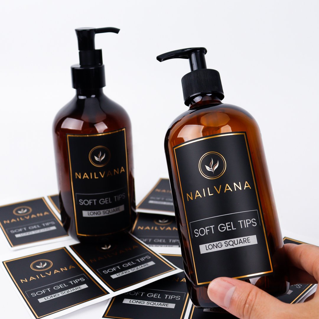 Wholesale price waterproof label sticker waterproof matte custom labels shampoo