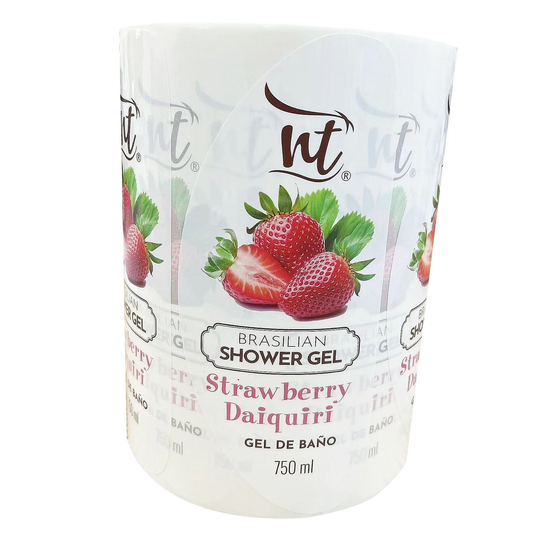 Waterproof Custom Self Adhesive Bopp Vinyl Logo Design Printed Sticker Rectangle Big Shampoo Cosmetic Products Label For Packing