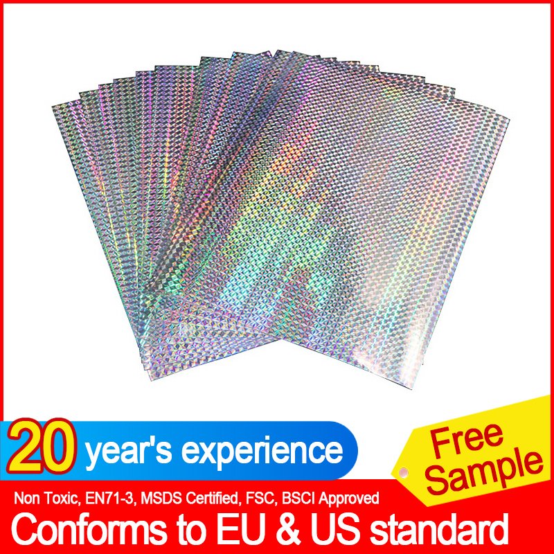 gift wrap iridescent paper rainbow holographic paper for git wrapping and kids art