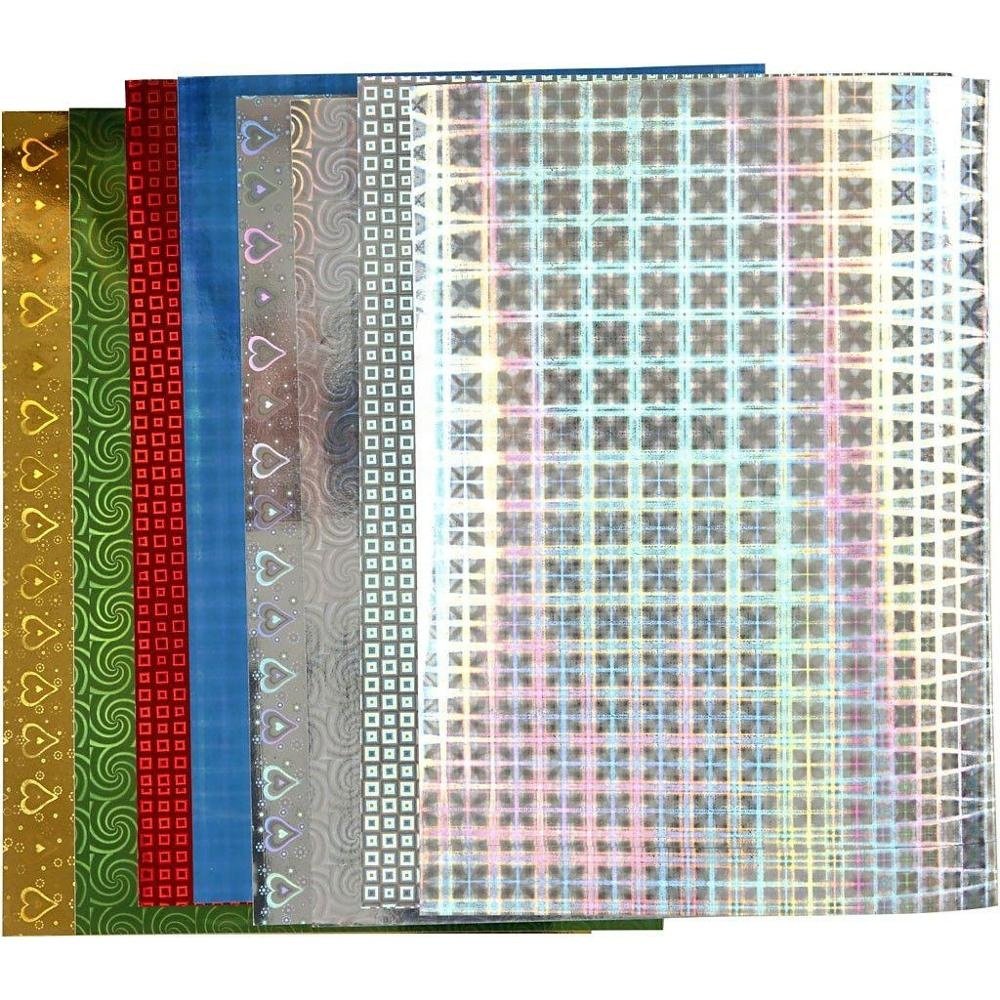 gift wrap iridescent paper rainbow holographic paper for git wrapping and kids art