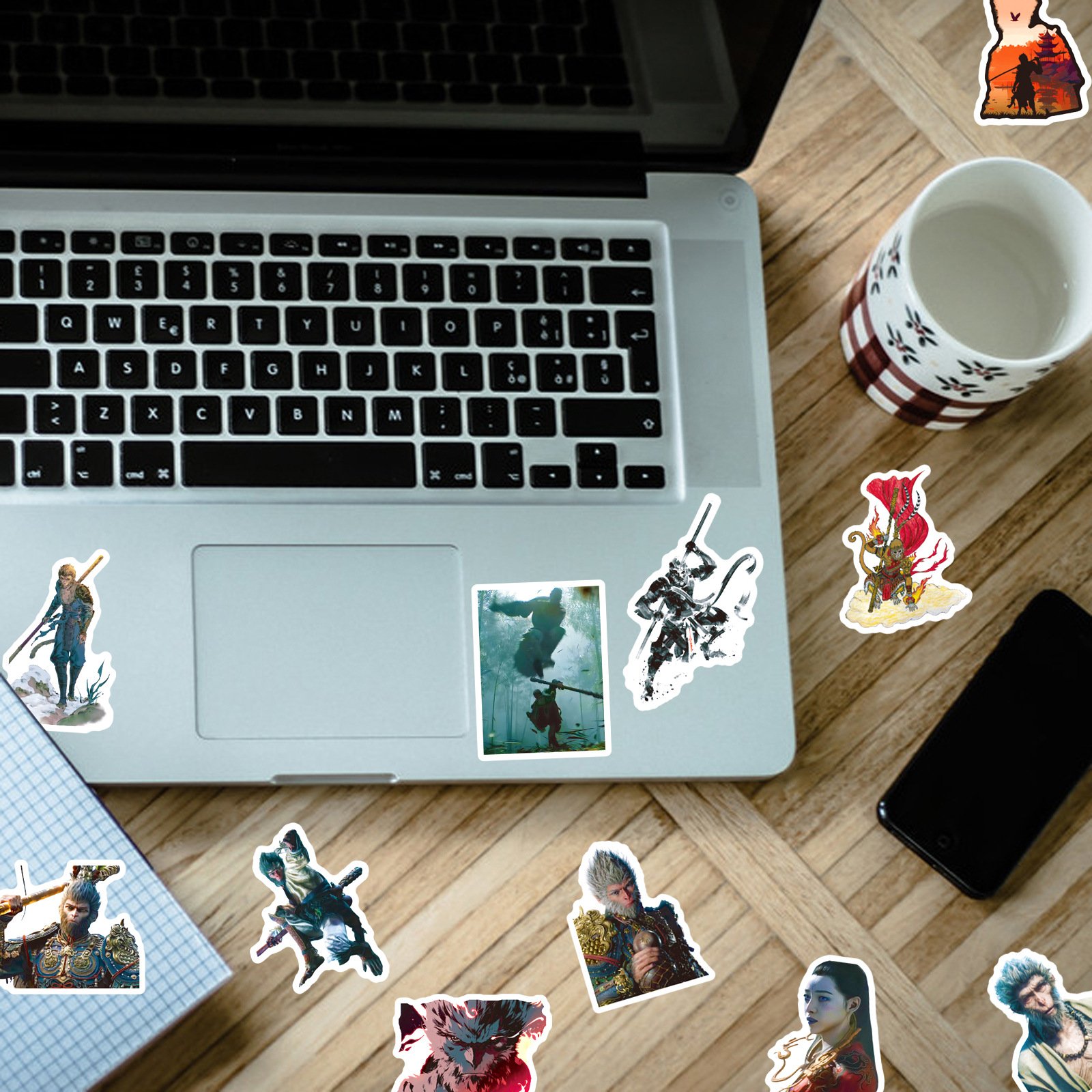 50Pcs Hot Game Black Myth Wukong Graffiti Stickers For Game Console Gamepad Decor Action Game Sticker