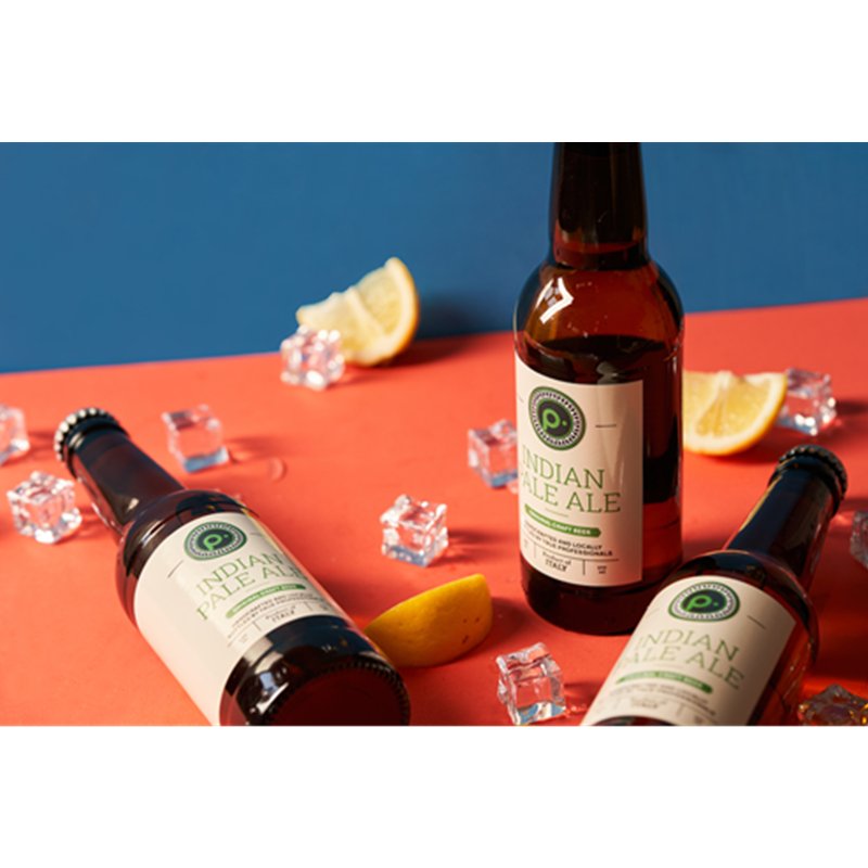 Italian Private Label 160x75mm Gloss White Polypropylene Custom Stickers for Carbonated Drinks Bottle