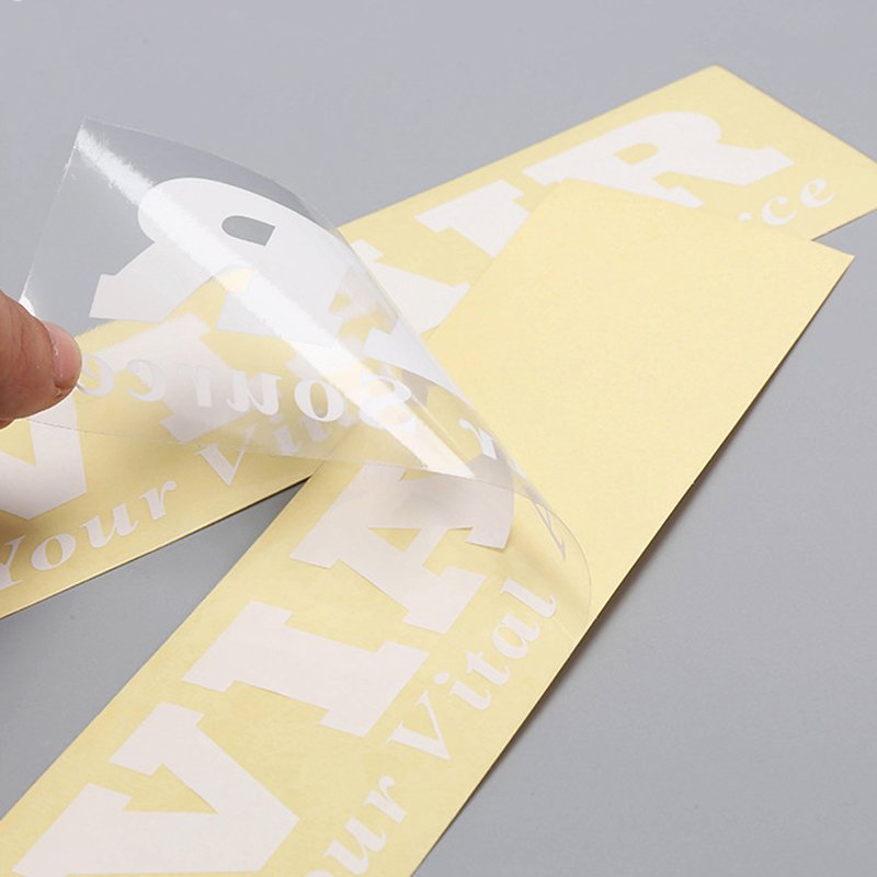 Factory Custom Printing Logo Stickers Clear Waterproof Transparent Vinyl Label Sticker