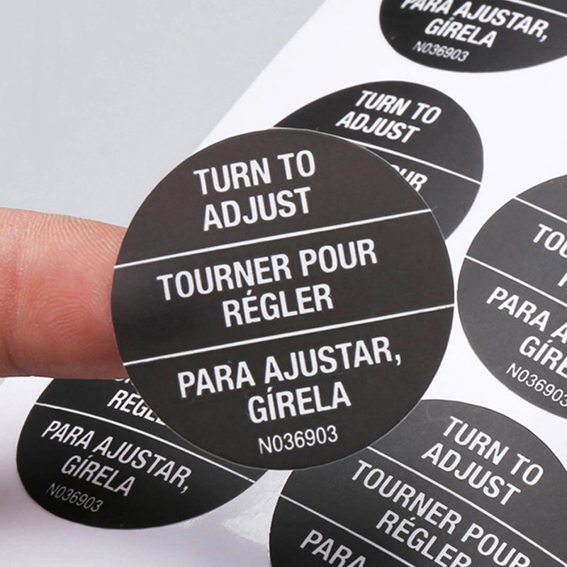 Factory Custom Printing Logo Stickers Clear Waterproof Transparent Vinyl Label Sticker