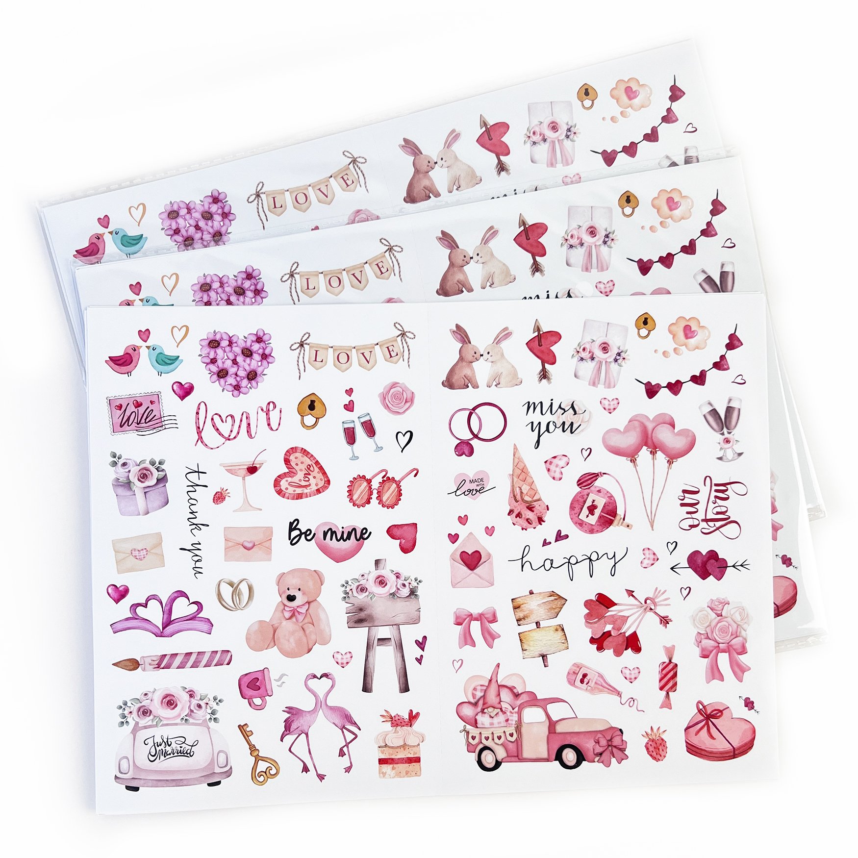 A4 A5 A6 Full Colour Cartoon Die Cut Waterproof Self Adhesive Vinyl Paper Transparent Cute Sheets Custom Kiss Cut Sticker Sheet