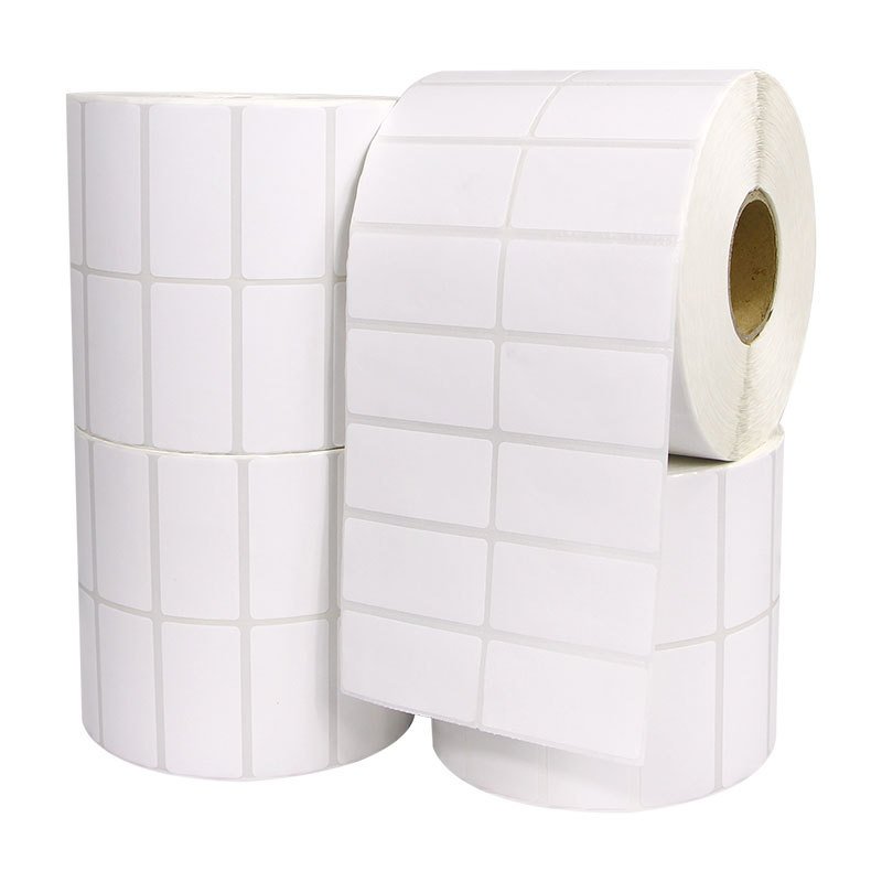 Wholesale Blank Waybill Barcode Thermal Sticker Self Adhesive Direct Thermal Transfer Labels Paper for shipping label