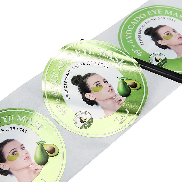 Customized Waterproof Sticker Label Print Cosmetic Bottle Makeup Product Packaging Adhesive Paper Logo Label Sticker Sheet