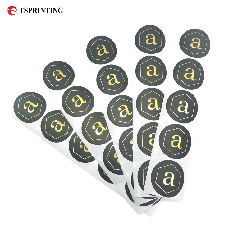 Free Sample Sticker Labels LOGO Custom Printing Die Cutting Dies Craft Package Label Hot Stamping Stickers Printing Service