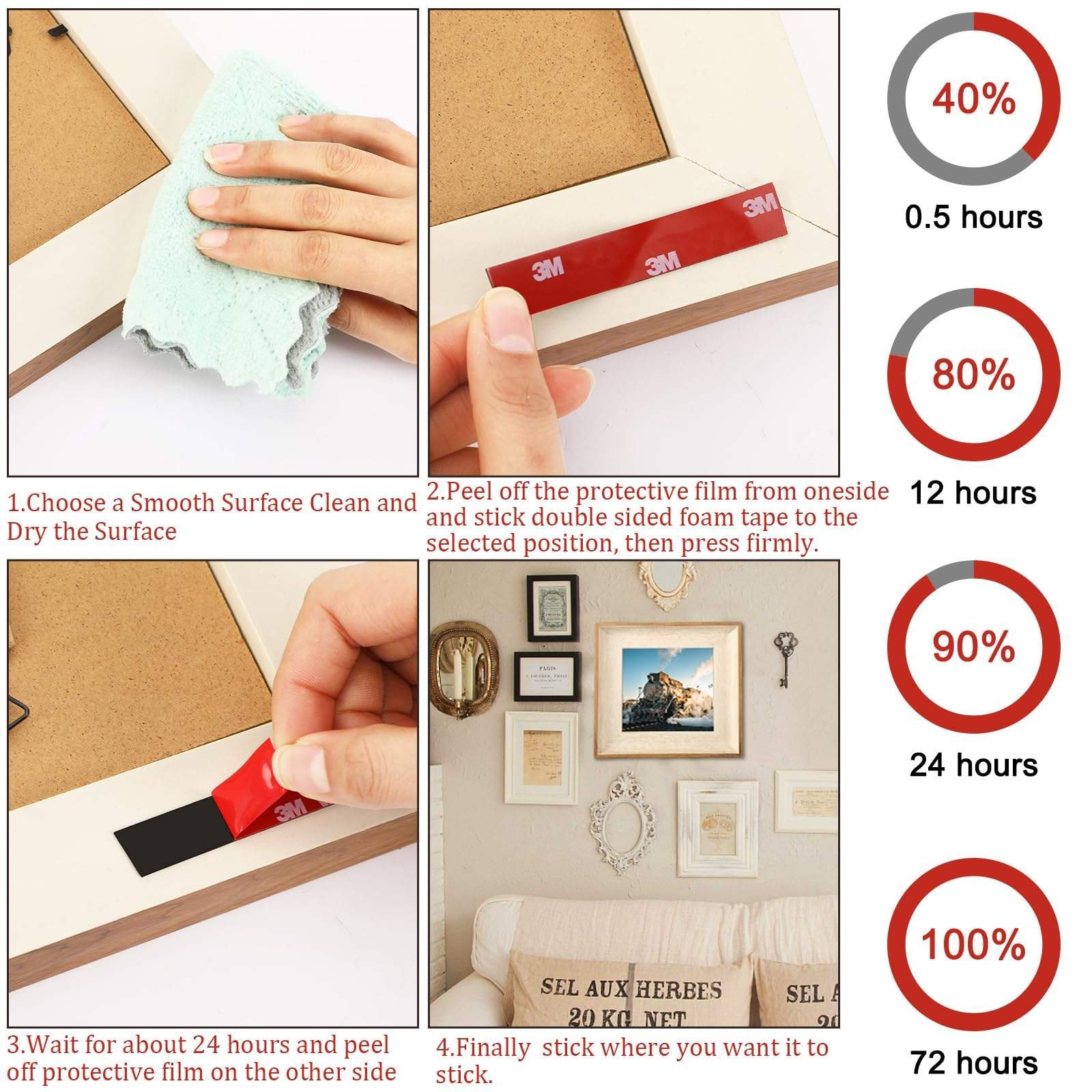 Die Cutting 3 M VHB Tape Stickers 5952 5930 5925 5915 4910 4905 4920 4930