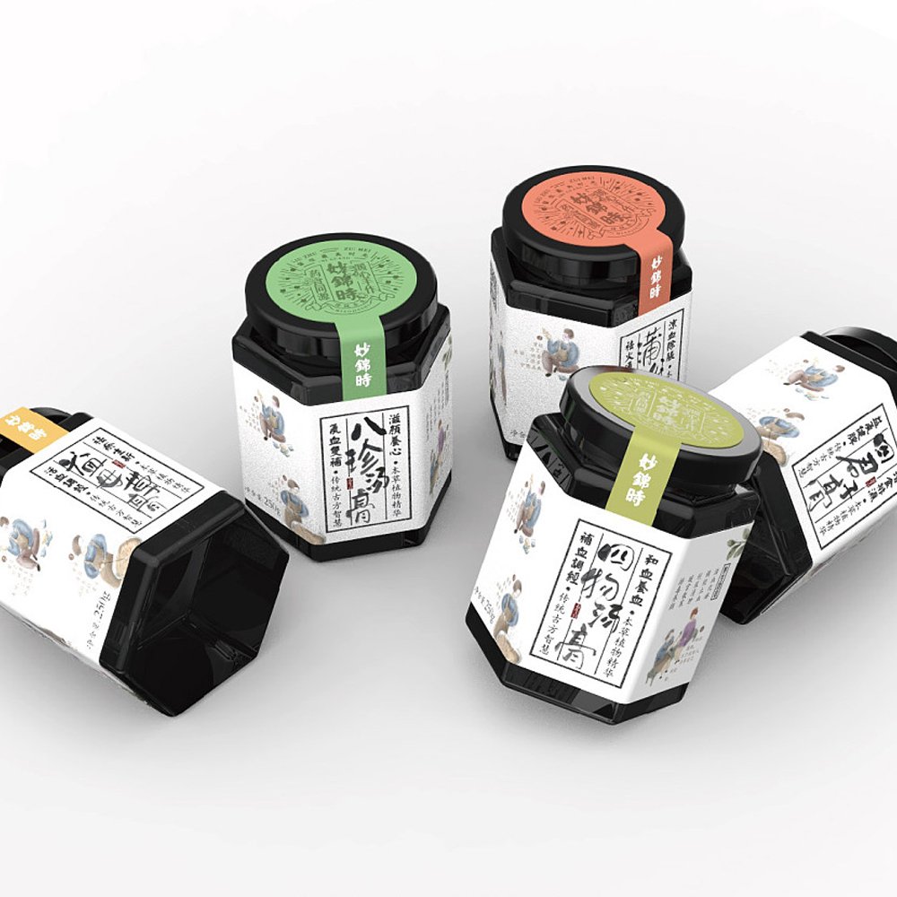 Custom Waterproof PVC Sticker Adhesive Packaging Brand Labels