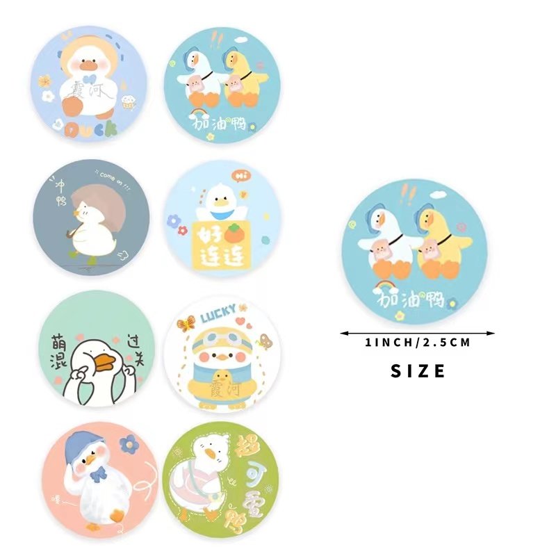 Die Cut Design Adhesive Cute Animals Cartoon Decals Baby Custom Logo Stickers Packaging Labels