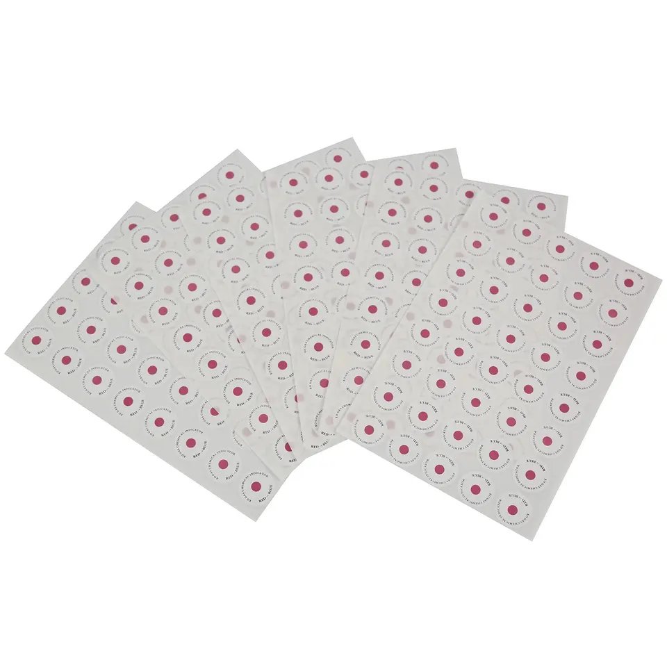 Disposable Self-Adhesive EO Gas Sterilization Indicator Label Sticker