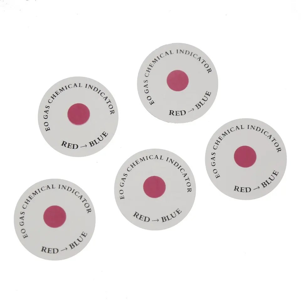Disposable Self-Adhesive EO Gas Sterilization Indicator Label Sticker